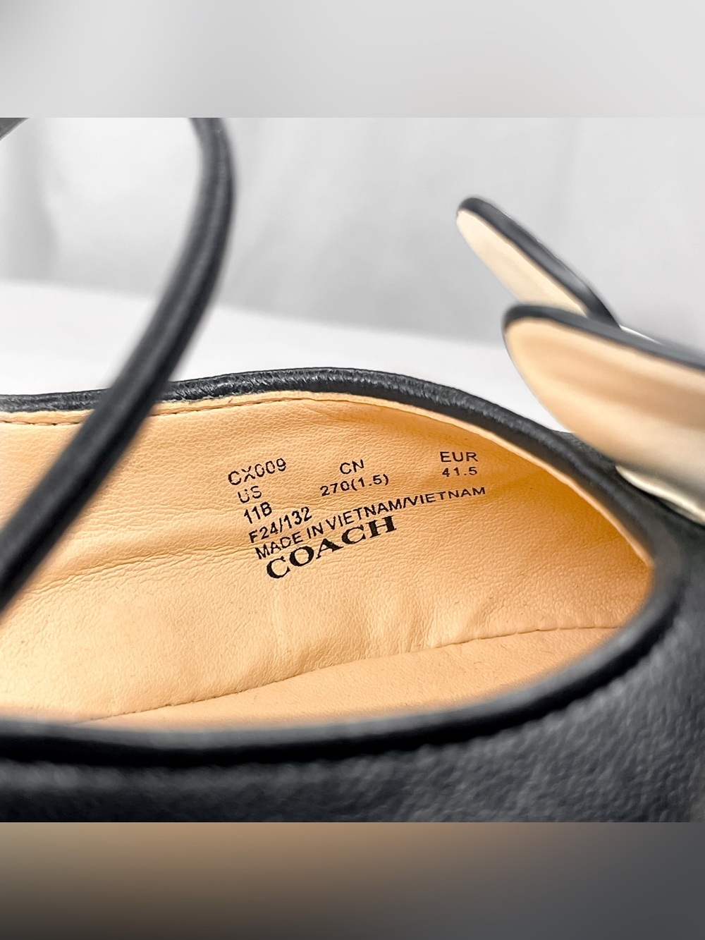 Coach Elaina Tea Rose Ballet Flats - Picture 9 of 11